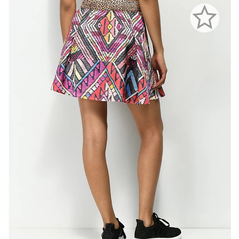 ADIDAS MULTICOLOR SKIRT M - Picture 2 of 8
